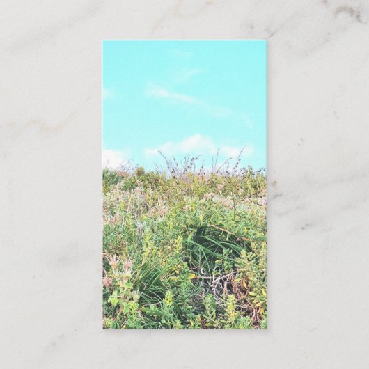 自然写真QRコード名刺 名刺 (正面)