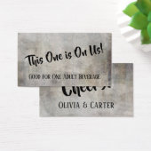 自然動揺して素朴ヴィンテージ飲料チケット (デスク)