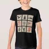 自然印鑑 トライブレンドＴシャツ (正面)