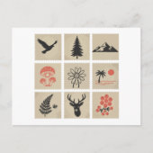 自然印鑑 ポストカード (正面)