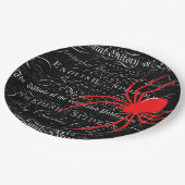 自然史タイトルページクモ書道 ペーパープレート (アングル)