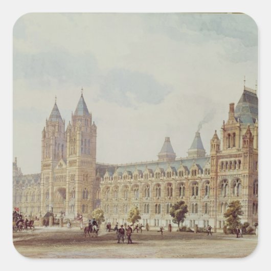 自然史博物館 スクエアシール (正面)