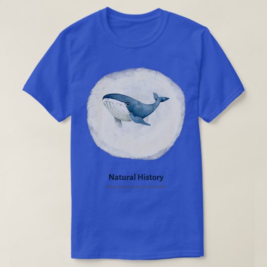 自然史 Tシャツ (デザイン正面)