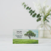 自然名パーソナライズされた刺 名刺 (スタンド正面)