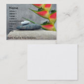 自然名刺ありがとう 名刺 (正面/裏面)