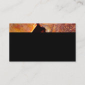 自然名刺テンプレートロックパターン 名刺 (裏面)