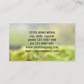 自然名刺テンプレート 名刺 (裏面)