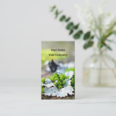 自然名刺テンプレート 名刺 (スタンド正面)