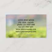 自然名刺テンプレート 名刺 (裏面)