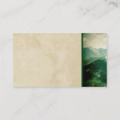 自然名刺ヴィンテージスタイル山場 名刺 (裏面)