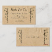 自然名刺 名刺 (正面/裏面)