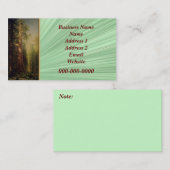 自然名刺 名刺 (正面/裏面)