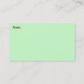 自然名刺 名刺 (裏面)