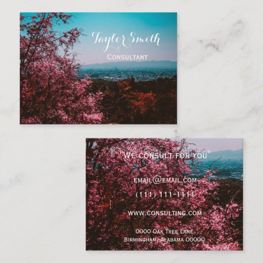 自然名刺 名刺 (正面/裏面)