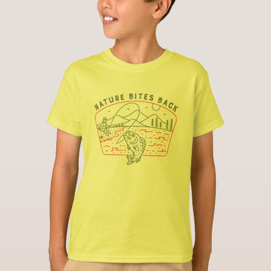 自然噛み返す Tシャツ (正面)