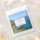 自然地中海の写真結婚海 フェイバーバッグ (クリップ留めされた状態)