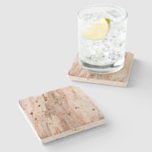 自然地球トラバーチンコースター ストーンコースター (横)