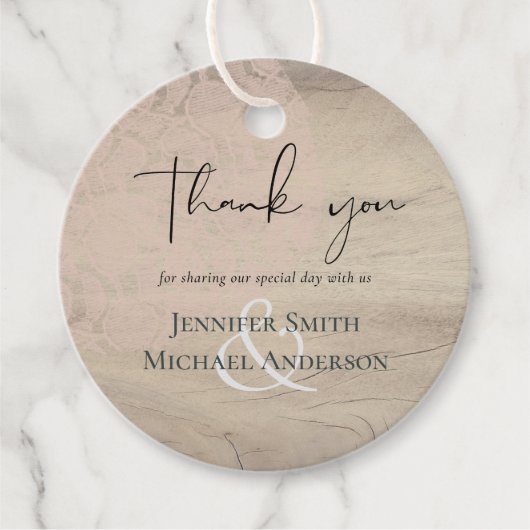 自然地球素朴ウッドラ葉ンド フェイバータグ (正面)