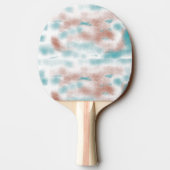 自然地色の雲 卓球ラケット (裏面)