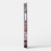 自然地質ピンクの岩のテクスチャ Case-Mate iPhoneケース (裏面 / 右)