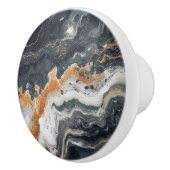 自然大理石パターン セラミックノブ (右)