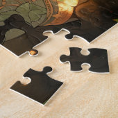 自然女神アフリカ系アメリカ人ファンタジーアート ジグソーパズル (側面)