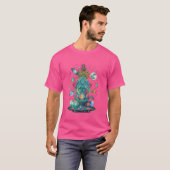 自然女神魔女母地球と月相C Tシャツ (正面フル)