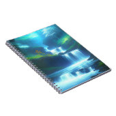 自然威厳のあるの最高傑作、滝 ノートブック (右側)