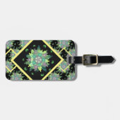 自然子マンダラパターン ラゲッジタグ (正面横)