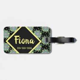 自然子マンダラパターン ラゲッジタグ