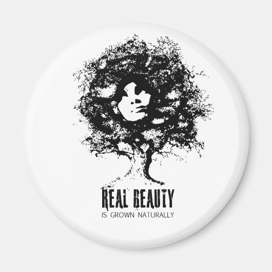 自然実在美しい マグネット (正面)