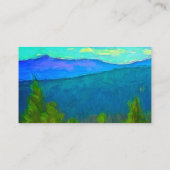 自然山景画カスタム画 名刺 (裏面)