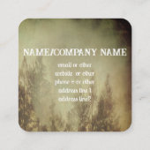 自然山松木ヴィンテージスタイルカスタム スクエア名刺 (裏面)