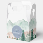 自然山林結婚式の引き出物箱 フェイバーボックス (オープン)