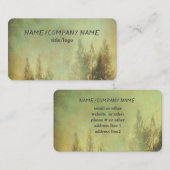 自然山霧松苔 名刺 (正面/裏面)