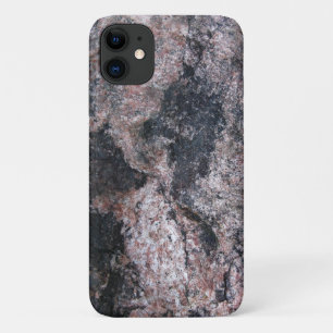 自然岩のテクスチャピンク iPhone 11 ケース
