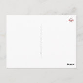 自然平和シンボルのはがき ポストカード (裏面)