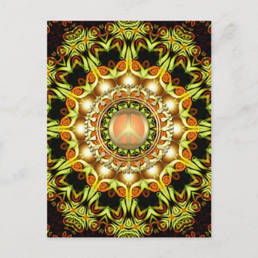 自然平和シンボルのはがき ポストカード (正面)