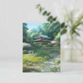 自然平和庭園の小声 ポストカード (スタンド正面)