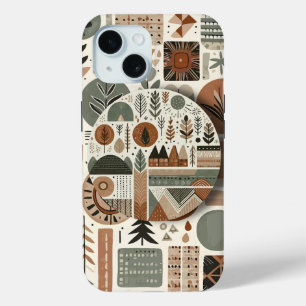 自然幾何学 iPhone 15ケース