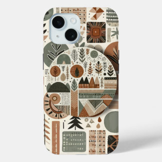 自然幾何学 iPhone 15ケース