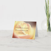 自然引用文感動的バラメモカード サンキューカード (正面)