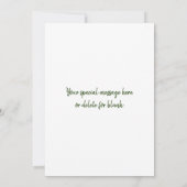 自然急がないライフ感動的引用文 カード (裏面)