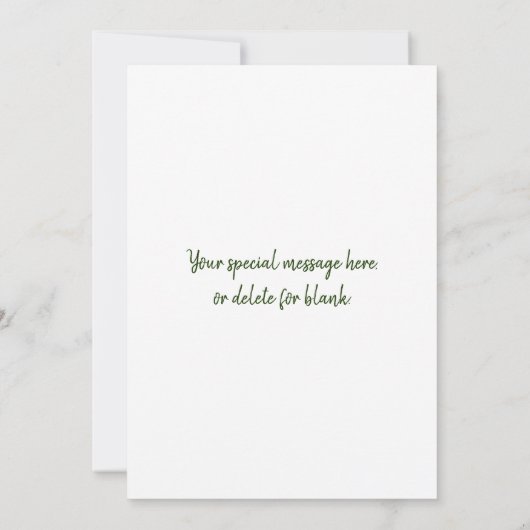 自然急がないライフ感動的引用文 カード (裏面)