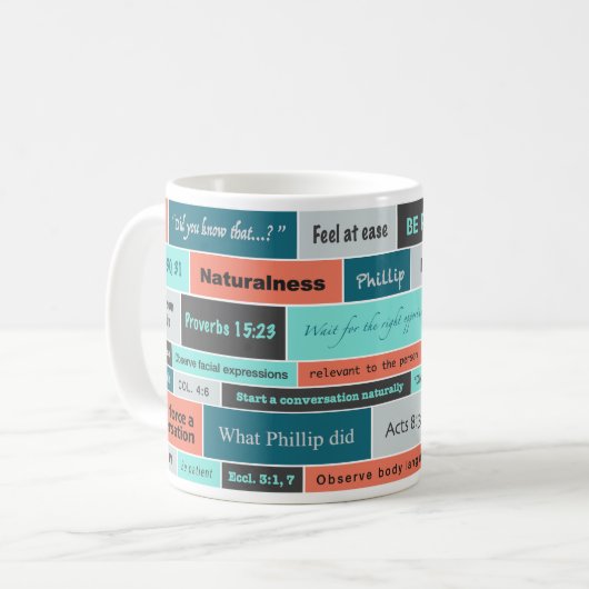 自然性JW人を愛し、弟子を作るマグカップ コーヒーマグカップ (正面左)