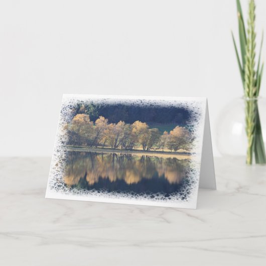 自然恋人のためのクリスマスの挨拶状 シーズンカード (正面)