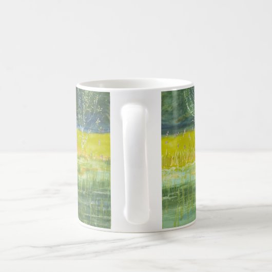 自然恋人のためのコーヒー・マグ、"アメリカヘラジカ" コーヒーマグカップ (ハンドル)