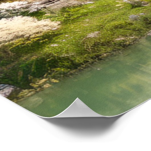 自然恋人の夢、田舎町 ポスター (角)