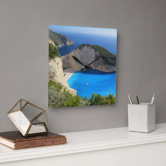 自然恋人の時計 スクエア壁時計