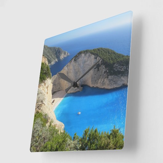 自然恋人の時計 スクエア壁時計 (傾斜)